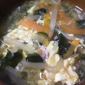 野菜たっぷり中華スープ